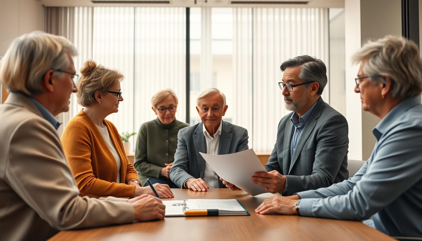 Business agreement signing